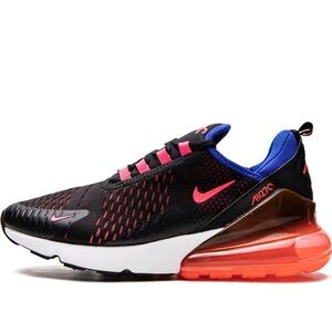 Nike Air Max 270 Black Brighy Crimson BNWOB size 9.5